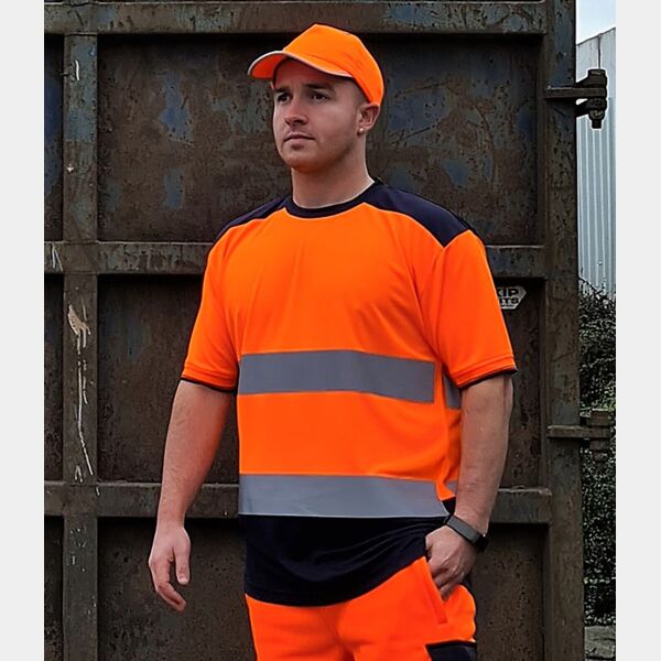 Yoko Hi-Vis Two Tone T-Shirt Thumbnail