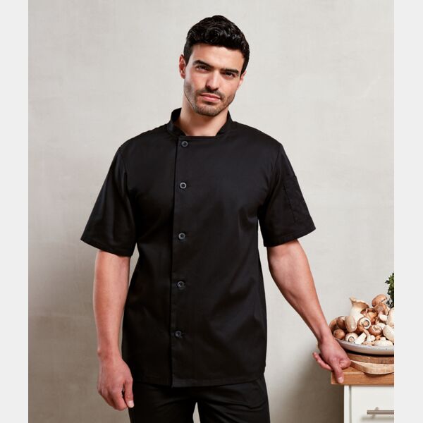 Premier Essential Short Sleeve Chef's Jacket Thumbnail