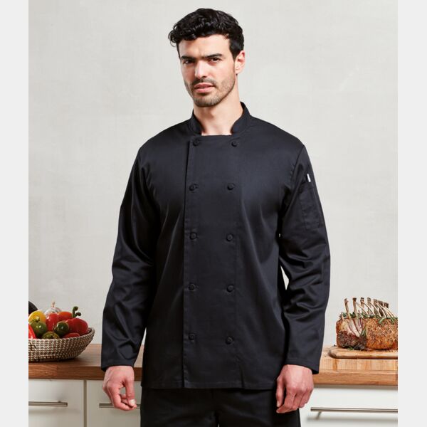 Premier Coolchecker® Long Sleeve Chef's Jacket Thumbnail