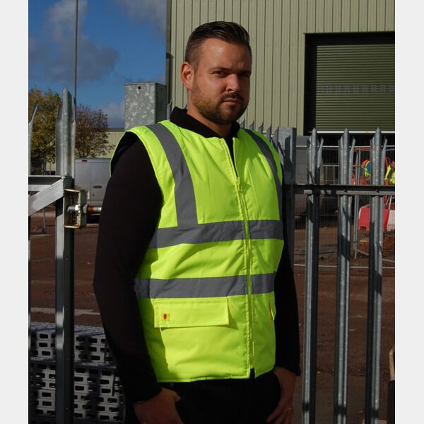Warrior Hi-Vis Reversible Bodywarmer Thumbnail