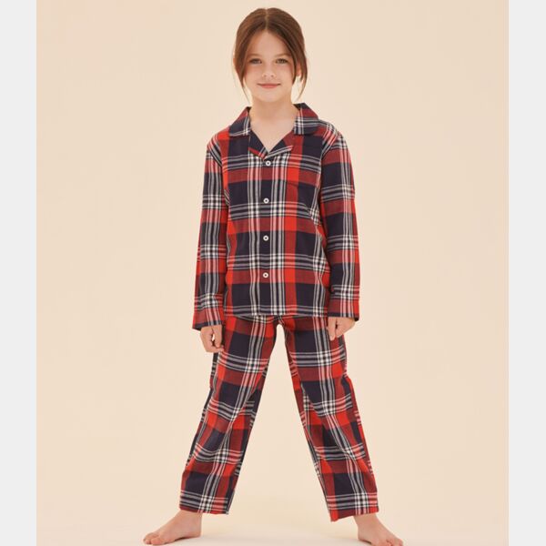 SF Clothing Kids Tartan Lounge Set Thumbnail