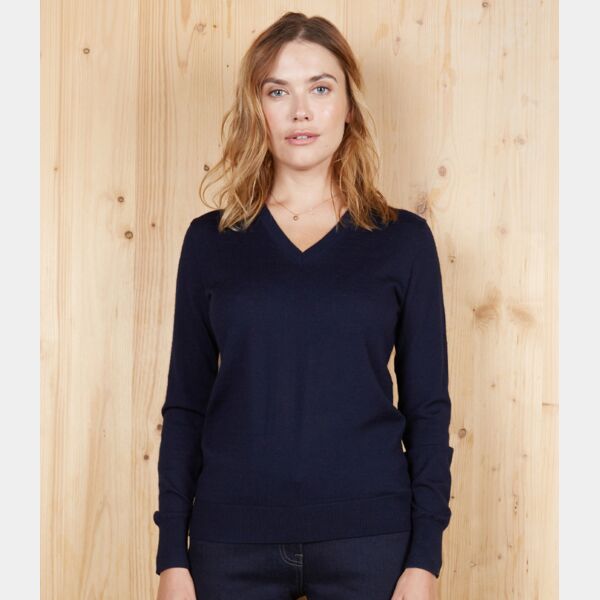 NEOBLU Ladies Sullivan V Neck Sweater Thumbnail