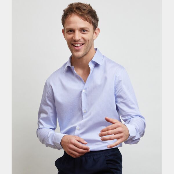 NEOBLU Baptiste Striped Long Sleeve Shirt Thumbnail