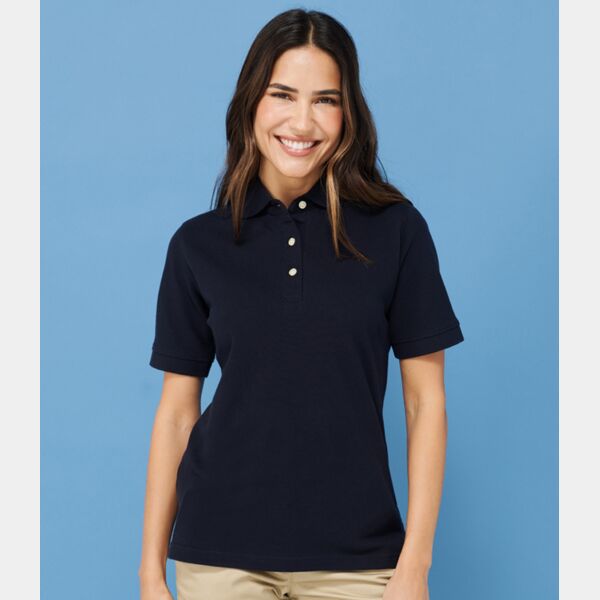 Henbury Ladies Classic Cotton Piqué Polo Shirt Thumbnail