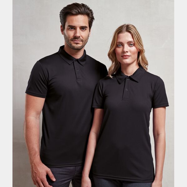 Premier Coolchecker® Stud Piqué Polo Shirt Thumbnail