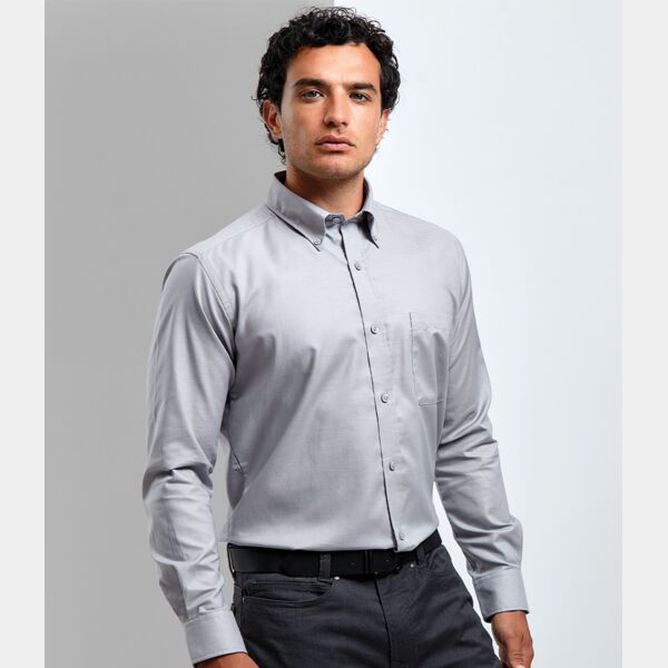 Premier Signature Long Sleeve Oxford Shirt Thumbnail