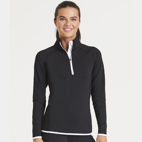 AWDis Ladies Cool Half Zip Sweat Top Thumbnail