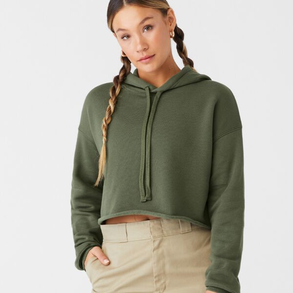 Bella Ladies Cropped Hoodie Thumbnail
