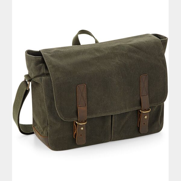 Quadra Heritage Waxed Canvas Messenger Thumbnail