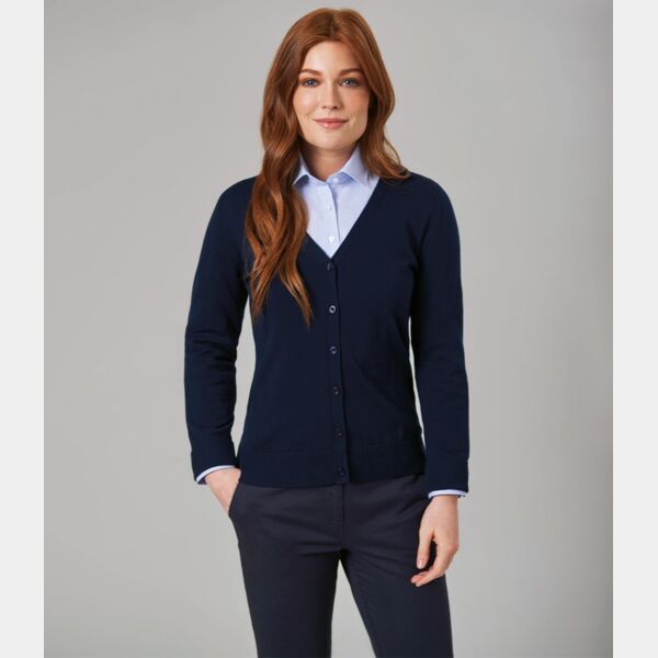 Brook Taverner Ladies Augusta V Neck Cardigan Thumbnail