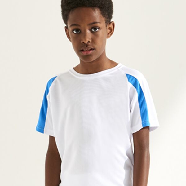 AWDis Kids Cool Contrast T-Shirt Thumbnail