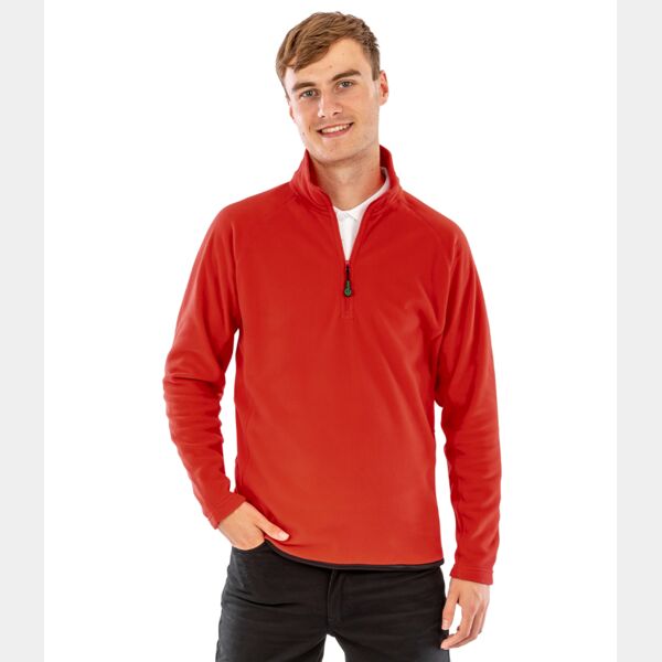 Result Genuine Recycled Zip Neck Micro Fleece Thumbnail